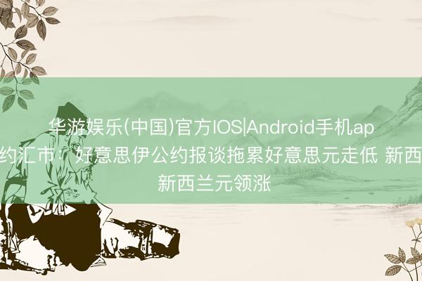 华游娱乐(中国)官方IOS|Android手机app下载 纽约汇市：好意思伊公约报谈拖累好意思元走低 新西兰元领涨